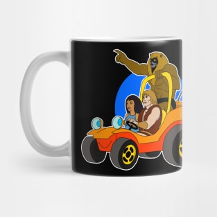 Thundarr meets Speed Buggy Mug